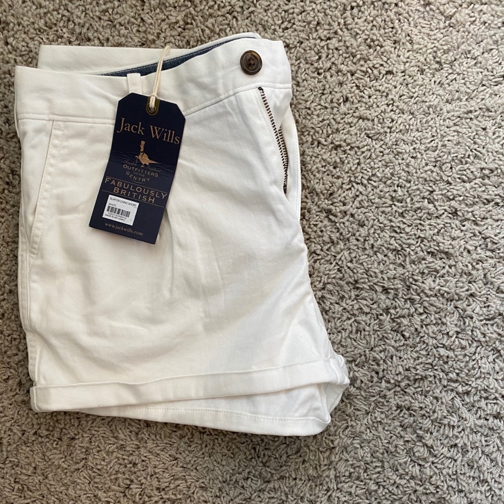 Jack Wills chino short white